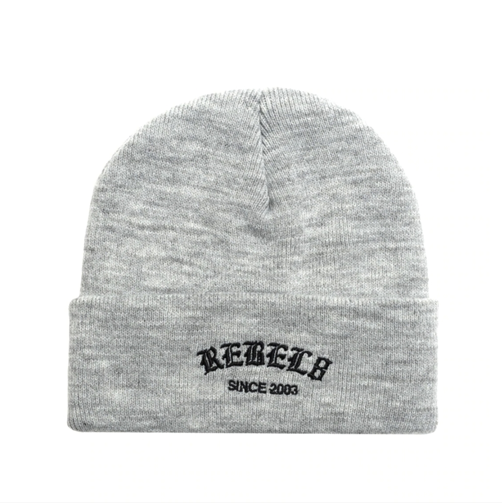 Rebel8 'Since 2003' Cuff Knit Beanie Hat